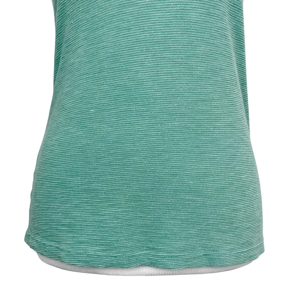 Anthropologie t.la Striped Scoop Neck Layering Tank Women’s Small Seafoam Green - Picture 3 of 11